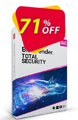 70% OFF Bitdefender Total Security 2024 (1 year, 5 Device), verified