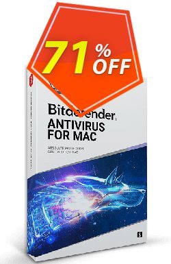 70% OFF Bitdefender Antivirus 2024 for MAC, verified