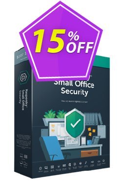 15% OFF Kaspersky Small Office Security Coupon code