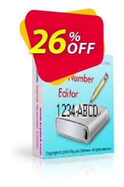 26% OFF Volume Serial Number Editor Coupon code