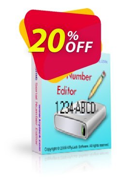 20% OFF Volume Serial Number Editor UNLIMITED License Coupon code