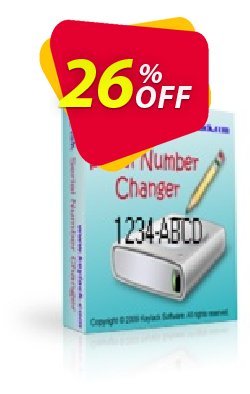 26% OFF Disk Serial Number Changer Coupon code