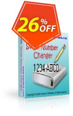 26% OFF Disk Serial Number Changer Coupon code