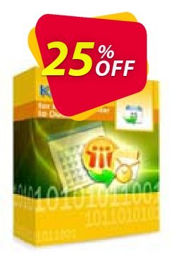 25% OFF Kernel for Notes Calendar to Outlook - Corporate License Coupon code