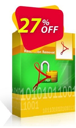 27% OFF Kernel for PDF Restriction Removal Coupon code