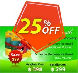 25% OFF Novell Server Recovery - Corporate License Coupon code