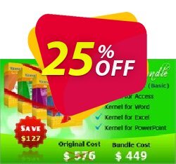 25% OFF Kernel MS Office File Recovery - Corporate License  Coupon code