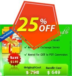 25% OFF Kernel Exchange Email - Technician License Coupon code