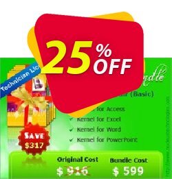 25% OFF Kernel MS Office File Recovery - Technician License  Coupon code