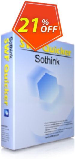 21% OFF Sothink SWF Quicker Coupon code