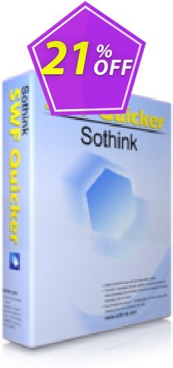 21% OFF Sothink SWF Quicker Coupon code