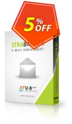 5% OFF XTRABANNER Enterprise - Up To 1000 Mailboxes Coupon code