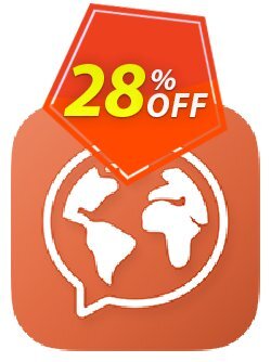 28% OFF Mondly 1 Languages Monthly Access Coupon code