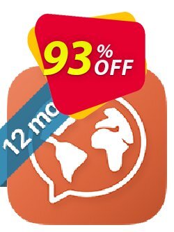 93% OFF Mondly 41 Languages Annual Access Coupon code