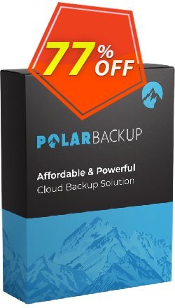 77% OFF PolarBackup 1TB Lifetime Coupon code