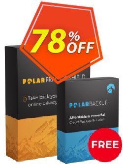 78% OFF PolarPrivacy Shield 3 Devices + PolarBackup 5TB Coupon code