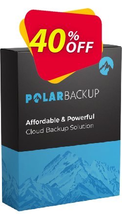 40% OFF PolarBackup Unlimited Monthly Coupon code