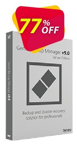 77% OFF Genie Backup Manager Server Full Coupon code