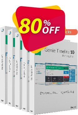 80% OFF Genie Timeline Home 10 - 5 Pack Coupon code