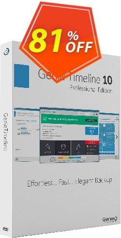 81% OFF Genie Timeline Pro 10 Coupon code