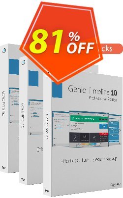 81% OFF Genie Timeline Pro 10 - 3 Pack  Coupon code