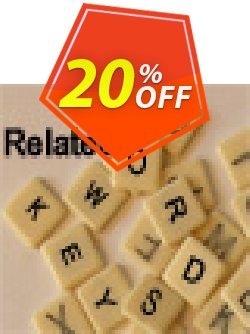 20% OFF Related Keywords Search Script Coupon code