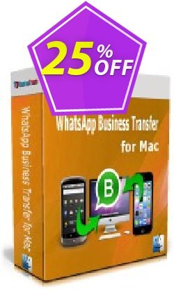 22% OFF Backuptrans WhatsApp Business Transfer for Mac, verified