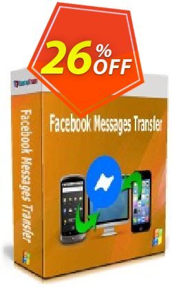 26% OFF Backuptrans Facebook Messages Transfer Coupon code