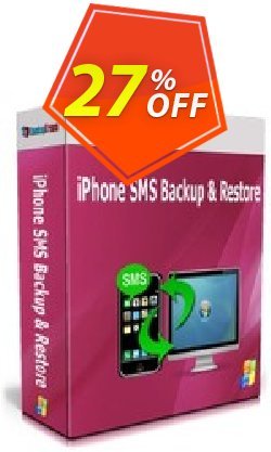 27% OFF Backuptrans iPhone SMS Backup & Restore - Family Edition  Coupon code