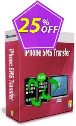 25% OFF Backuptrans iPhone SMS Transfer - Business Edition  Coupon code