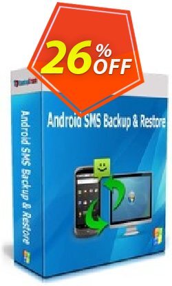 26% OFF Backuptrans Android SMS Backup & Restore - Business Edition  Coupon code