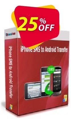 25% OFF Backuptrans iPhone SMS to Android Transfer - Business Edition  Coupon code