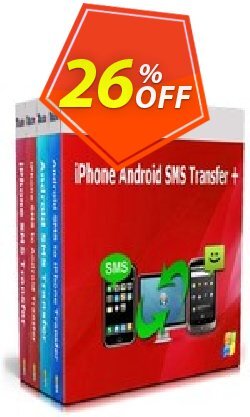 26% OFF Backuptrans iPhone Android SMS Transfer + Coupon code