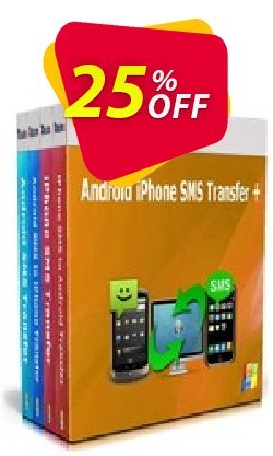 25% OFF Backuptrans Android iPhone SMS Transfer + - Business Edition  Coupon code