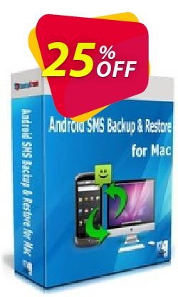 25% OFF Backuptrans Android SMS Backup & Restore for Mac Coupon code