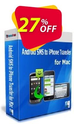 Backuptrans Android SMS to iPhone Transfer for Mac Coupon discount Backuptrans Android SMS to iPhone Transfer for Mac (Personal Edition) staggering deals code 2024 - stunning sales code of Backuptrans Android SMS to iPhone Transfer for Mac (Personal Edition) 2024