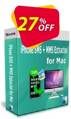 27% OFF Backuptrans iPhone SMS + MMS Extractor for Mac Coupon code