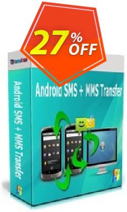 Backuptrans Android SMS + MMS Transfer Coupon discount Holiday Deals - fearsome promotions code of Backuptrans Android SMS + MMS Transfer (Personal Edition) 2024