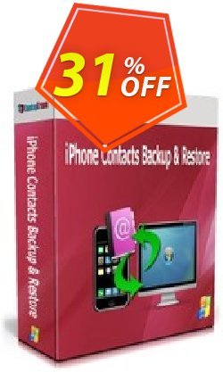 31% OFF Backuptrans iPhone Contacts Backup & Restore Coupon code