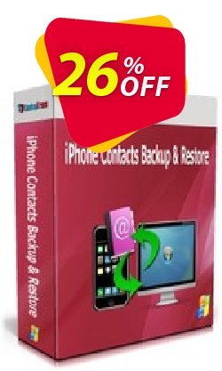 26% OFF Backuptrans iPhone Contacts Backup & Restore - Business Edition  Coupon code