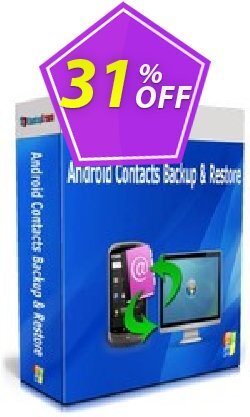 31% OFF Backuptrans Android Contacts Backup & Restore Coupon code