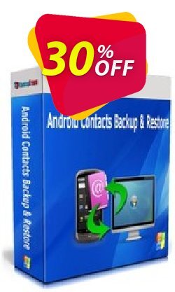 30% OFF Backuptrans Android Contacts Backup & Restore - Business Edition  Coupon code