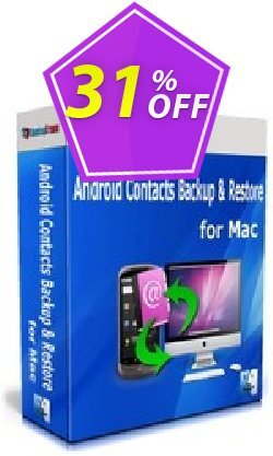 31% OFF Backuptrans Android Contacts Backup & Restore for Mac - Business Edition  Coupon code