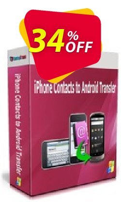 34% OFF Backuptrans iPhone Contacts to Android Transfer Coupon code