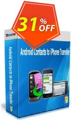 31% OFF Backuptrans Android Contacts to iPhone Transfer - Business Edition  Coupon code