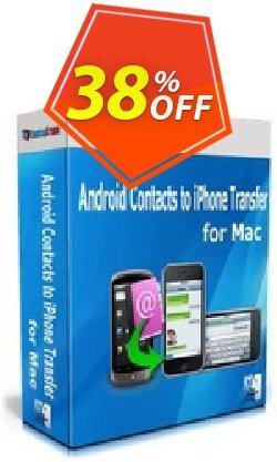 38% OFF Backuptrans Android Contacts to iPhone Transfer for Mac - One-Time Usage  Coupon code