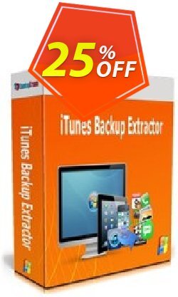 Backuptrans iTunes Backup Extractor (Family Edition) wonderful sales code 2024