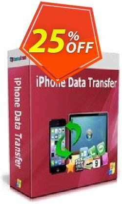 25% OFF Backuptrans iPhone Data Transfer - Family Edition  Coupon code