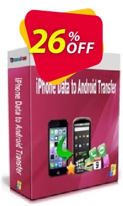 26% OFF Backuptrans iPhone Data to Android Transfer Coupon code