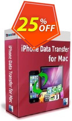 25% OFF Backuptrans iPhone Data Transfer for Mac Coupon code